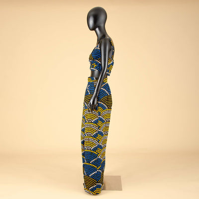 Conjunto de Dos Piezas Estampado Africano para Mujer - Image 10
