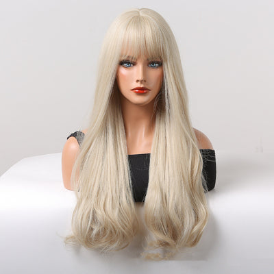 Peluca Rizada Larga con Volumen y Temperamento para Mujer - Image 3