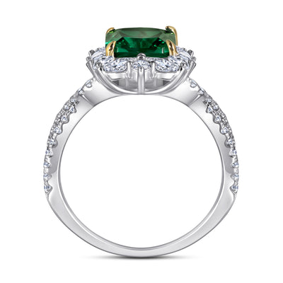 Anillo de Compromiso Abuela Princesa - Diseño Europeo y Americano - Image 5