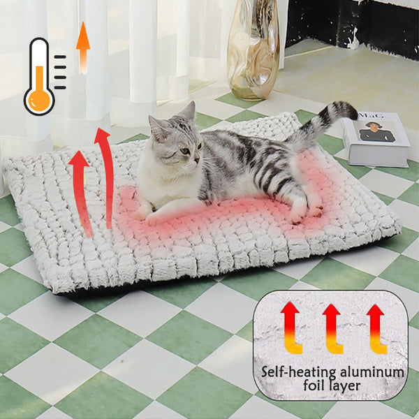 Cama Térmica Acogedora para Mascotas - Nido Fleece Invierno Perros y Gatos
