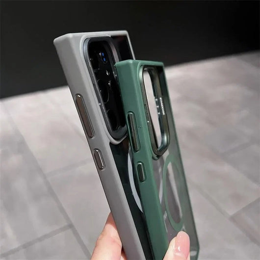 Funda Magnética para Celular con Marco de Lente y Soporte Metálico - Image 18