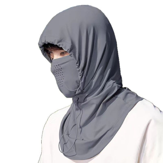 Protector Solar de Seda de Hielo - Gorro, Bufanda y Máscara Facial - Image 5