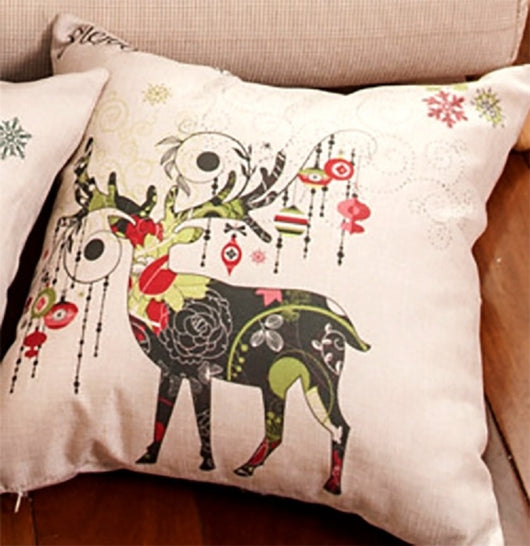 Funda de Almohada Navideña de Lino Premium - Image 10