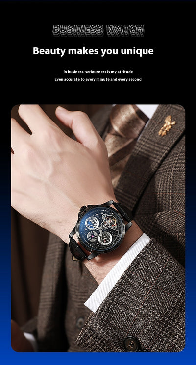 Reloj Automático de Acero Inoxidable con Esfera Luminosa Impermeable - Image 17