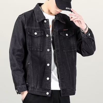 Chaqueta Denim Vintage Desgastada para Hombre - Image 19