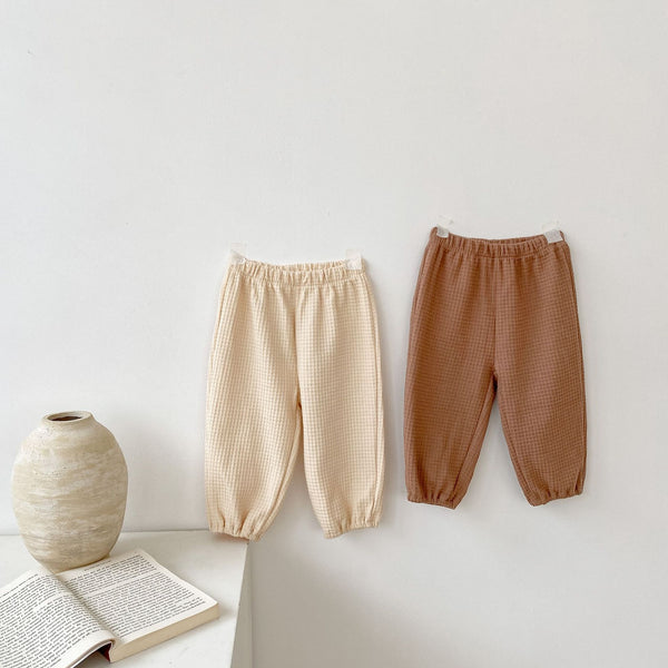 Pantalones Holgados de Algodón Acanalado para Niños