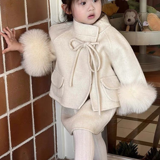 Capa Uniforme de Lana para Niñas - Image 4