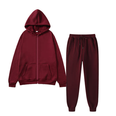 Conjunto Deportivo de Polar para Hombre Color Sólido - Image 4