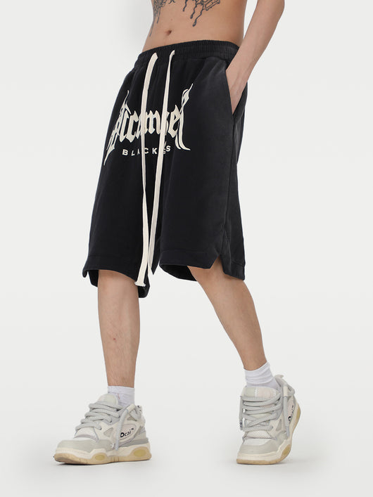Shorts Deportivos Basketball con Letras Góticas y Cordón Ajustable - Image 10
