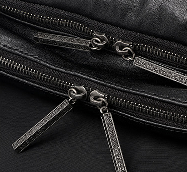 Bolso Casual de Cuero Curtido al Vegetal para Hombre - Image 10