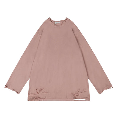 Remera Oversize Cuello Redondo Manga Larga - Image 4