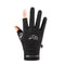 Guantes de Ciclismo Deportivos Medio Dedo Pantalla Táctil Transpirables con Protección Solar
