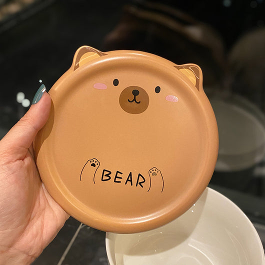 Tazón para Fideos de Cerámica con Asa - Diseño Infantil Adorable Gran Capacidad - Image 3