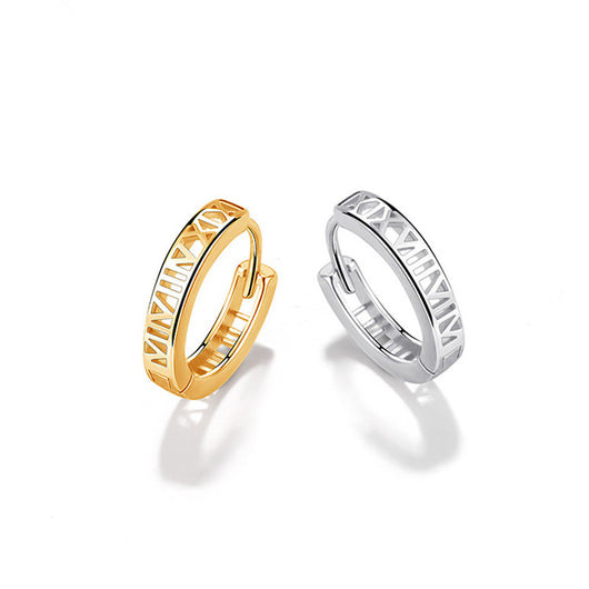 Aretes Romanos de Plata Fina 925 para Mujer - Image 12
