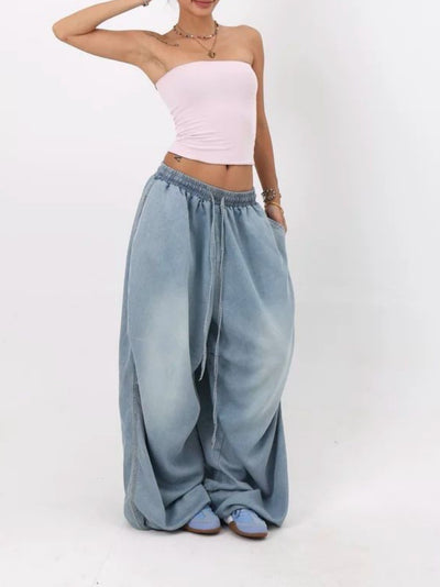 Jeans Vintage Cintura Alta Pierna Ancha Suelta - Image 27
