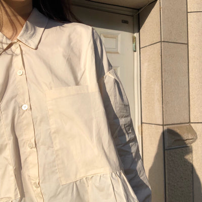 Blusa Corta Suelta con Volantes - Estilo Femenino y Juvenil - Image 4