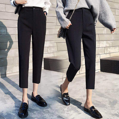 Pantalón Harem Overol Negro Elegante para Mujer - Image 2