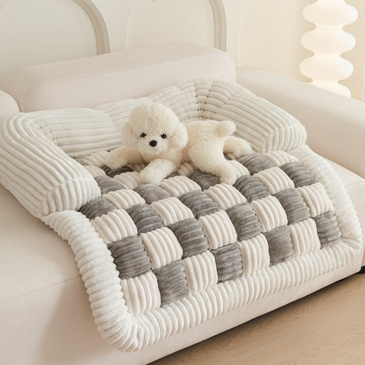 Cama Térmica Ajedrezada para Mascotas - Confort Otoño e Invierno - Image 2