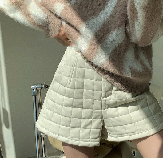 Shorts de Cuero Sueltos para Otoño e Invierno - Estilo Casual y Moderno - Image 12
