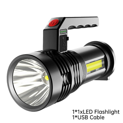 Linterna LED Recargable de 4 Núcleos Ultra Potente - Alcance Extremo - Image 10