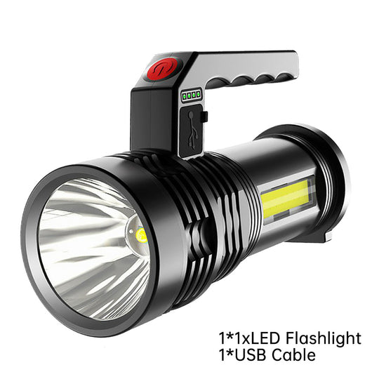 Linterna LED Recargable de 4 Núcleos Ultra Potente - Alcance Extremo - Image 10