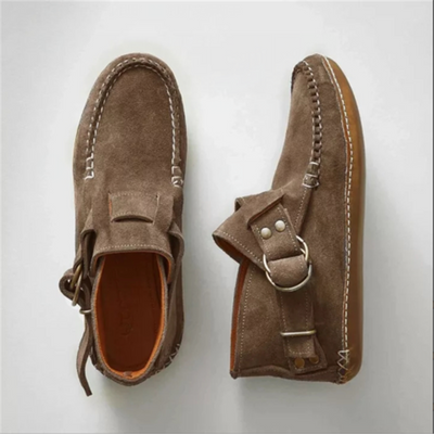 Zapatos Planos de Cuero Leopardo para Mujer con Hebilla - Cómodos y Versátiles - Image 4