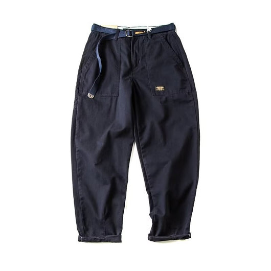 Pantalones Casuales Retro Americanos Talla Grande Rectos y Holgados - Image 5