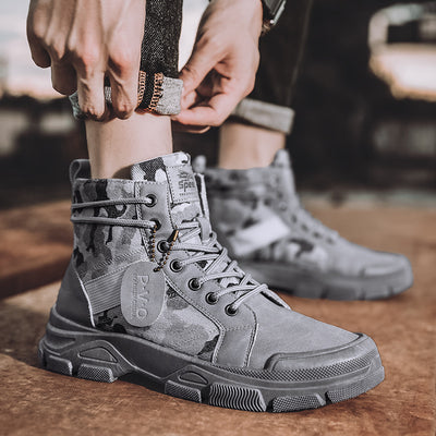 Botas de Senderismo Retro Canvas Reforzado - Diseño Todoterreno de Alto Rendimiento - Image 7