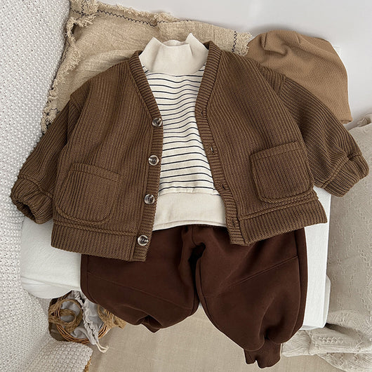 Cardigan Térmico Acolchado para Bebé - Unisex con Cuello V - Image 11