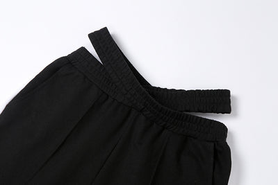 Pantalones Deportivos Sueltos de Contraste - Diseño Versátil para Mujer - Image 13