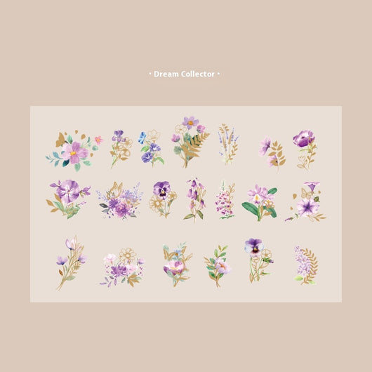Cuaderno de Flores y Plantas - Material Decorativo 40 Piezas - Image 7