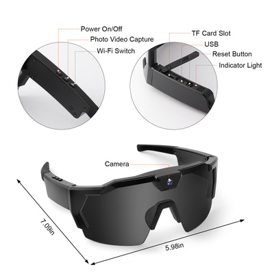 Gafas Inteligentes para Ciclismo con Cámara Integrada - Image 11