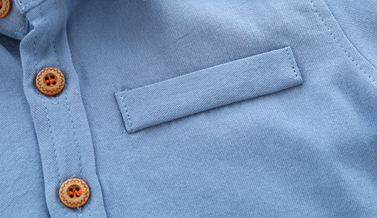 Camisa Infantil Colores Sólidos - Estilo Moderno para Niños - Image 13