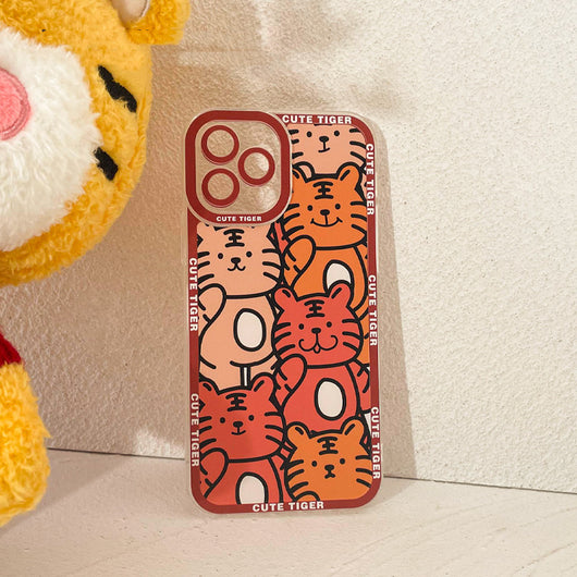 Funda Transparente Tigre Creativo Anti-Golpes para Celular - Image 10