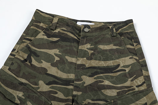 Pantalones de Trabajo Camuflaje Urbano - Estilo Casual Versátil - Image 8