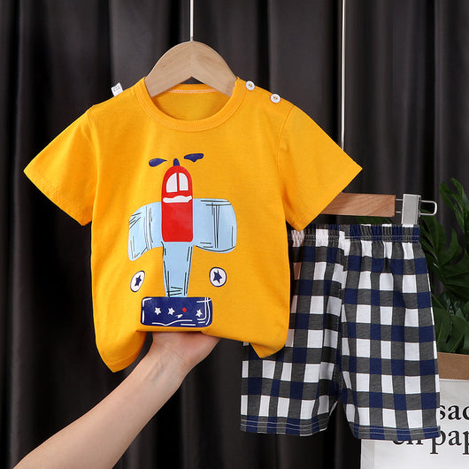 Conjunto de Dos Piezas en Algodón con Mangas Cortas para Niños y Niñas - Image 20