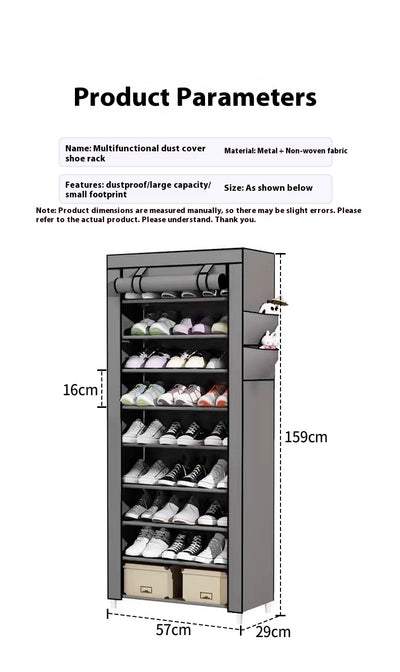 Organizador de Zapatos Multicapa Antipolvo para el Hogar - Image 9