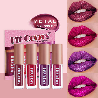 Brillo Labial Diamante Perlado con Acabado Metálico Antiaderente - Image 9