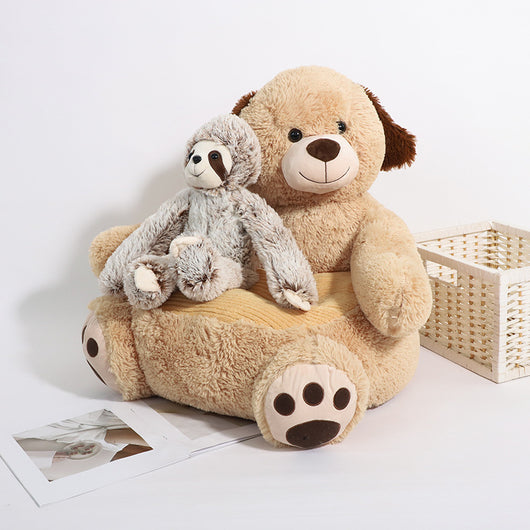 Asiento Tatami Infantil con Diseño de Cachorro - Cojín Sofá Animado para Bebés