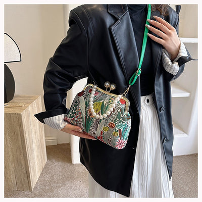 Bolso de Mano Vintage Estilo Pastoral para Mujer - Image 18