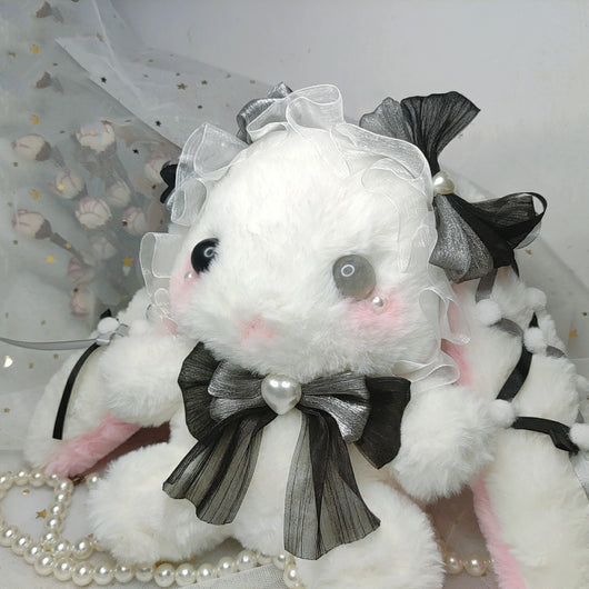 Bolsa Mensajera Peluche Conejo Lop Ears - Diseño Artesanal Adorable - Image 11