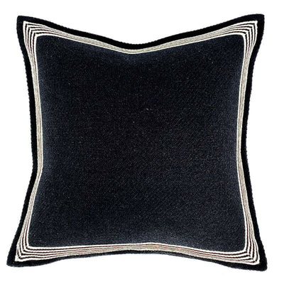 Funda de Cojín Decorativa Moderna Lujo Marfil y Negro - Image 11