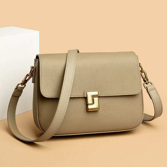 Bolso Mensajero de Cuero Vintage para Mujer - Image 2