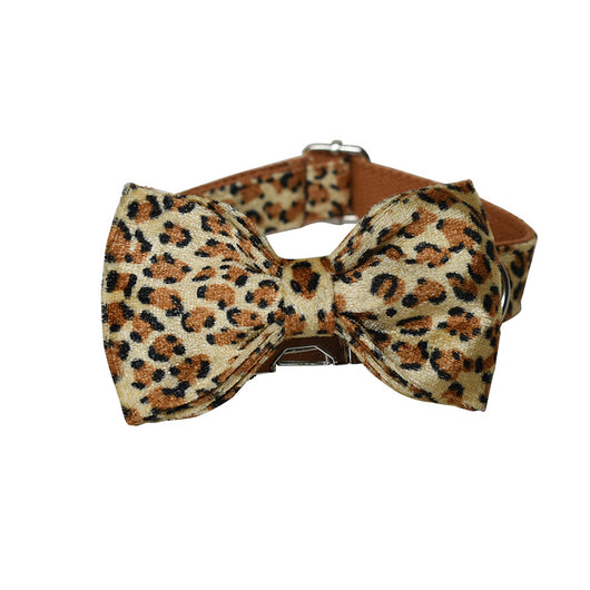 Collar para Perro con Estampado de Leopardo y Fondo Profundo en Aleación de Zinc - Image 12