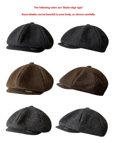Gorra Octagonal Retro Británica con Visera - Estilo Vintage Yuppie - Image 25