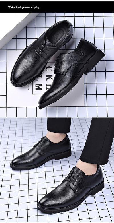 Zapatos Formales de Cuero Genuino para Hombre Talla Grande - Image 29
