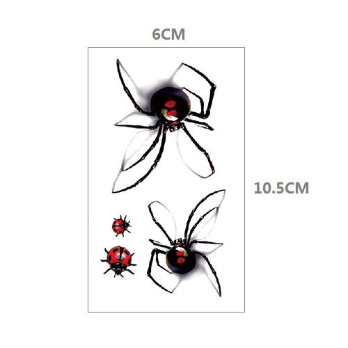 Tatuajes Temporales de Maquillaje con Transferencia de Agua para Halloween - Image 3