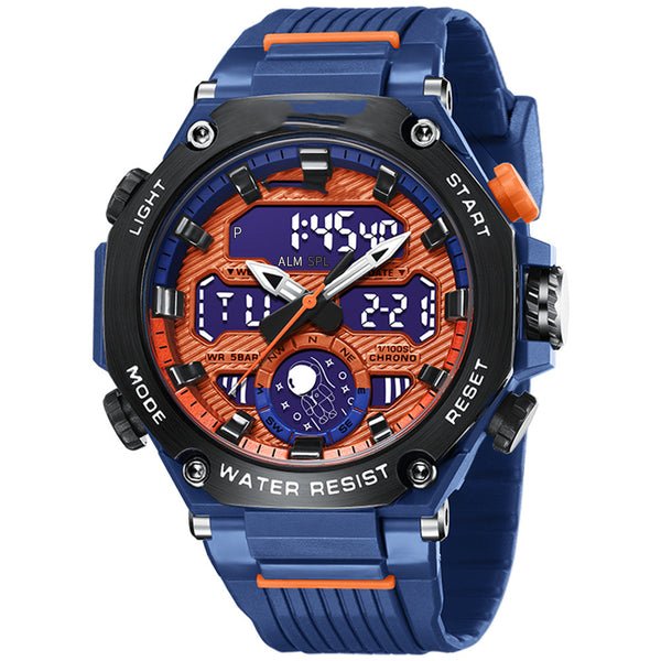 Reloj Multifuncional de Aleación para Hombre - Estilo Casual