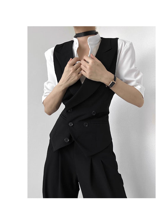 Chaleco de Traje para Mujer Blanco Entallado - Elegancia Sofisticada - Image 15