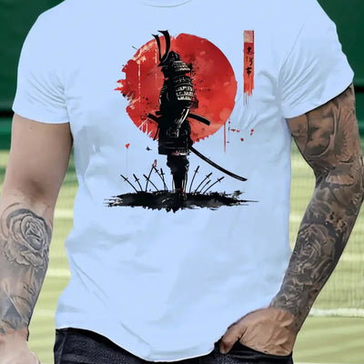Playera Estival de Hombre con Bloques de Color e Impresión 3D - Image 5
